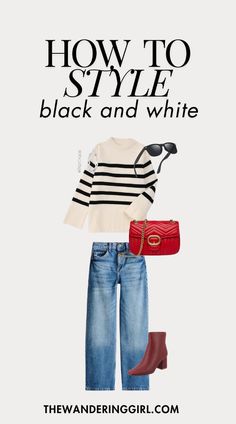 Wondering how you can slay with your black and white outfits? This post shows you 15+ cute black and white outfits ideas. Whether you’re looking for black and white OOTD, black and white office outfits, black and white dress outfit summer, black and white summer outfits, or black and white outfits aesthetics, this post has it all. Tap to learn the best black and white outfits to wear today! White And Black Sweater Outfit, White Sweater Black Boots Outfit, White Sweater Black Jeans Outfit, White Blouse Black Sweater Outfit, Trendy Black And White Winter Tops, Cute Black And White Outfits, Office Outfits Black, White Outfits Ideas, Black And White Summer Outfits