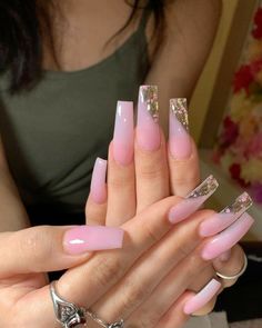 Milky Nails, Ombre Acrylic Nails, Awesome Nails, Coffin Nails Long, Acrylic Nails Coffin Short, Summer Acrylic Nails