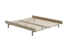 Moebe Expandable Bed - 90 to 180 cm / Sand / 160 cm Slats Expandable Bed, Sand Bed, Wide Bed, Bed High, Low Bed Frame, Low Bed, Green Bedding, Bed Slats, Black Bedding