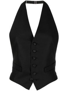 Outerwear Vest, Dolce E Gabbana, Black Wool, Vest Dress, Dart, Classy Outfits, Beautiful Outfits