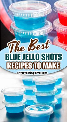 the best blue jello shots recipe to make