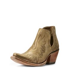 Ariat Dixon, Western Footwear, Ariat Cowgirl Boots, Womens Cowgirl Boots, Leather Cowgirl Boots, Metallic Boots, Handcrafted Boots, Timberland Style, Western Ankle Boots