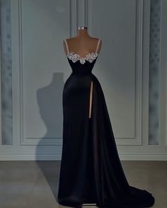 Black Formal Prom Dresses, Long Black Evening Dress, Formal Prom Dresses Long, Black Evening Dress, Satin Evening Dresses, Prom Dresses Sleeveless, Black Evening Dresses, Dresses Elegant, Dress Satin