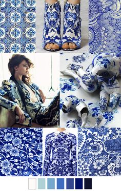 the blue and white color scheme is very attractive