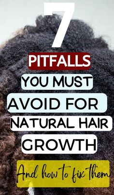 I share with you 7 secret pitfalls sabotaging your natural hair growth and how to promote natural hair growth fast. These tips will help you grow your natural hair faster. with these natural hair growth tips. Extreme Hair Growth Fast, Grow Afro Hair Fast, Growing Afro Hair, Haircare Ideas, Hair Groth, Fast Natural Hair Growth, Natural Hair Maintenance