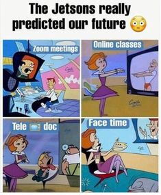 the jetsons really predicted our future zoom meetings face time cartoon character