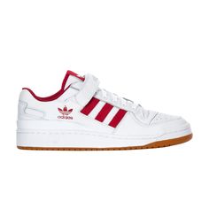 Red Adidas Forum, Adidas Forum Low Red, Adidas Forum Low, Forum Low, Power Red, Adidas Forum, Red Adidas, Mens Shoes Sneakers, Adidas Shoes