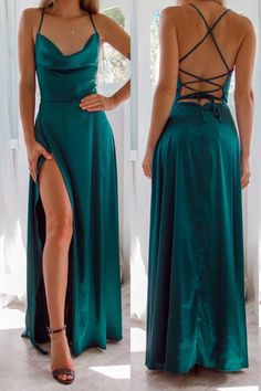 We could custom made 70+ colors & all sizes, if you do not not find the color name listed, pls leave message on special instructions to note the exact color you need. Also custom size is available, if you need your dress customized, pls... Green Spaghetti, Split Prom Dresses, Evening Dresses Online, Dresses 2024, Necklines For Dresses, Fairy Dress, Long Prom Dress, Evening Dresses Long, Waist Dress