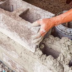 12 Most Common Mistakes When Pouring Concrete | The Family Handyman Cinder Block Walls, Brick Laying, Cement Blocks, Concrete Table