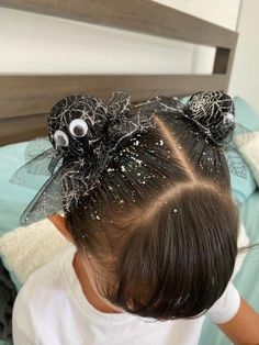 Toddler Halloween Hairstyles Girl, Halloween Hair Styles For Girls Kids, Toddler Halloween Hairstyles, Toddler Halloween Hair, Girls Halloween Hairstyles, Kids Halloween Hairstyles, Halloween Hair For Kids, Halloween Hair Kids, Kids Halloween Hair