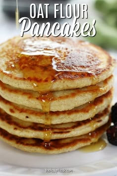 the best easy healthy pancake recipe is made with pancakes and maple syrup it's so good to eat