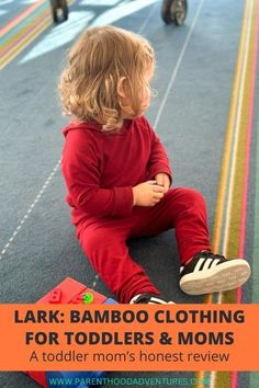 An honest review of the Lark bamboo clothing for babies, kids and mothers, from a mom with a sensitive skin baby! #Lark #BambooClothing Baby Gear