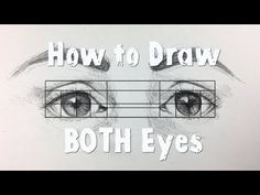 the words how to draw both eyes