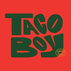 the tago boy logo on a red background