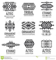 a set of logos and emblems for different types of artisanic design elements