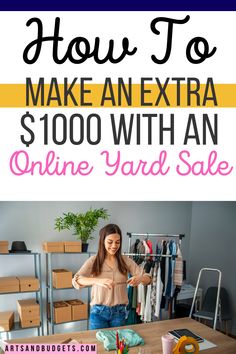 Best Online Yard Sale Tips To Make Extra Money Online Garage Sale, Online Yard Sale, Virtual Garage Sale