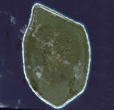 an island in the middle of the ocean