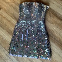 Sequins Sherri Hill Dress With A Couple Of Rows Of Sequins Missing (Pictured) But Other Than That It’s In Great Condition. There Is Padding In The Chest Area And It’s Built In. The Dress Is 100% Silk Slip. Make An Offer! Sherri Hill Dress, Dresses Sequin, Sherri Hill Dresses, Sherri Hill, Silk Slip, Sequin Dress, Blue Purple, The Row, Blue And Purple