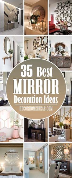 the top 25 best mirror decoration ideas