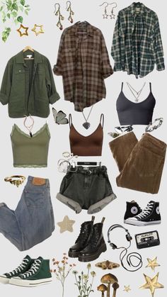 Look Grunge, Earthy Outfits, Clothes And Shoes, Swaggy Outfits, Hippie Outfits, 가을 패션, Really Cute Outfits, Casual Style Outfits