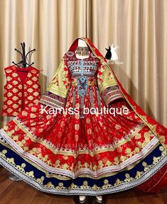 Afghan tradational dress for wedding  and nekah Maryam Nawaz, Womens Costumes, Afghan Clothes, Dress For Wedding, Afghan Dresses, Women's Costumes, Bridal Dress, Middle Eastern, Bridal Dresses