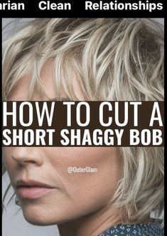 Short Shaggy Bob, Choppy Bob Hairstyles For Fine Hair, Shaggy Bob Hairstyles, Shaggy Bob Haircut, Choppy Haircuts, Messy Bob Hairstyles, Shaggy Short Hair, Shaggy Bob