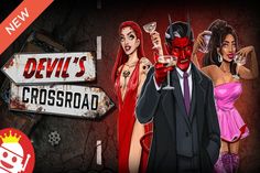 You better think twice before striking a deal with the devil. The Devil's Crossroad slot is a thrilling game that reminds us of the risk we take by making shady decisions. You're looking at a release by Nolimit City that takes you underground, where you can meet suspicious characters. It's a release with memorable visual elements like a grid resembling an open jaw with pointy teeth and colorful icons with the devil in the middle. You'll also probably find the deep piano and guitar music enjoy... Pointy Teeth, Piano And Guitar, Colorful Icons, Irish Theme, Visual Elements, Salmon Run, Deal With The Devil, Guitar Music