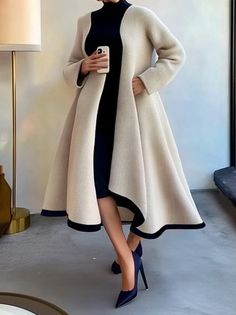 Best Women Outfits, Womens 2024 Fall Fashion Trends, Hoodie Office Outfit, Anniversary Dinner Outfit Classy, Casual Fall Outfits For Women 2024, Cold Day Outfit For Work, Cold Weather Dress Outfits, Work Style Women, Cute Coats For Women