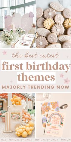 Planning your baby girl's 1st birthday and on the hunt for cute baby first birthday themes? I'm a professional parties writer and *these* are my fav 1st birthday themes girl edition in 2024 - including tons of super cute tips and 1 year birthday party ideas! Celebrating first birthdays is something so precious - and I truly hope these first birthday party themes inspire you! (Pin to your 1st birthday girl party ideas board!)