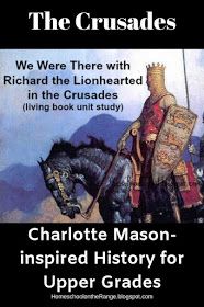 an image of a book cover for the crusaders by charlotte mason - inspired history for upper grade students