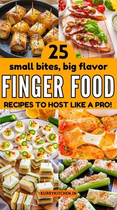 25 small bites, big flavor finger food recipes to host like a pro