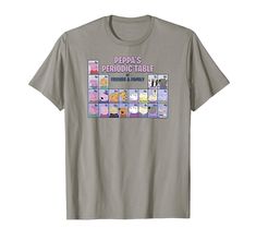 PRICES MAY VARY. Officially Licensed Peppa Pig Apparel 21HBPT00012A-001 Lightweight, Classic fit, Double-needle sleeve and bottom hem Childrens Tv, Big Tshirt, Construction Projects, Friends Tshirt, Peppa Pig, Paw Patrol, Nickelodeon, Branded T Shirts, Periodic Table