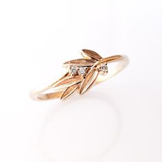 Olive Branch Signet Ring, Olive Leaf Pearl Ring, Juniper Leaf Ring, Paloma Picasso Olive Leaf Ring, Nature Inspired Gold Rings, Tiffany And Co Olive Leaf Ring, Branched Ring, Olive Branch Jewelry, Athena Symbol