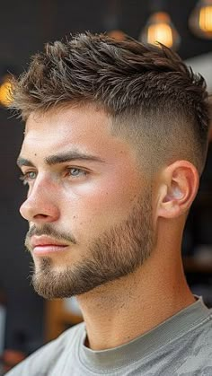 11 Short Fade Haircuts For Men To Try in 2025 - LIFESTYLE BY PS Mens Haircuts Short Hair, S Haircut, Boys Haircut, Mens Hairstyles Thick Hair