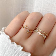 The Elna Ring is a whimsical leaf design, embellished with a sparkly pink crystal. Main material: Rose Gold, Rhodium, 16k Gold Plated on Brass, Cubic Zirconia Need some jewelry inspiration? Follow us on Instagram  @statementGrey Elegant Rings Classy, Saturns Rings, Gimmel Ring, Prom Rings, Year Board, Effy Rings, Hand Jewelry Rings, Elegant Rings, Diamonds Rings