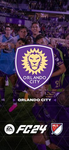 the orlando city soccer team is posing for a photo