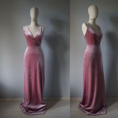 "'Made To Measure' luxurious Velvet Gown In Blush with a Deep V Neck strap back or Close-Back Velvet bodice, flattering soft A Line silhouette skirt. → Flattering Stretch Velvet Bridesmaids Dress In Any Colour. (Make Note Of The Colour) Inc. Measurements → Plus Sizing & Maternity Requirements To Accommodate Your Perfect Dress → For More Conservative Style Sleeve Length Can be Changed To Your Preferred Length → Dress Can Be Customized For Different Sleeve Length, Neckline, Hem length Etc. or make Satin V-neck Bridesmaid Dress With Fitted Bodice, Pink V-neck Bridesmaid Dress For Party, Fitted V-neck Dress With Sweetheart Neckline For Wedding, Fitted Pink V-neck Dress For Wedding, Fitted Satin V-neck Bridesmaid Dress, Fitted Bodice V-neck Bridesmaid Dress For Wedding, Pink V-neck Dress With Surplice Neckline For Formal Occasions, V-neck Gown For Prom, Fitted Bodice V-neck Evening Dress