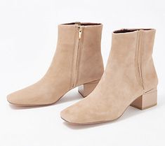 Pulling together any fall look, these stylish ankle boots bring easy elegance to your everyday with a sleek sculptural square toe and flattering yet walkable heel. From Franco Sarto. Franco Sarto, Side Zip, Fall Looks, Ankle Boot, Leather Upper, Ankle Boots, Fashion Shoes, Shoe Boots, Bring It On