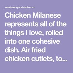 the words chicken minansee represents all of the things i love, rolled into one co