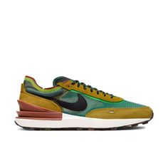 Nike Waffle One SE "Golden Moss/Black/Bicoastal/Canyon Rust" Men's Shoe Nike Waffle One, Jordan Shop, Cheer Shoes, Plastic Heels, Nike Waffle, Wrestling Shoes, Wide Width Shoes, Volleyball Shoes, Men's Shoe