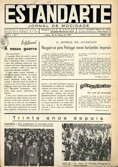 an old spanish newspaper with pictures of people in the front and back pages on it