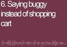 the 6 saying buggy is instead of shopping cat