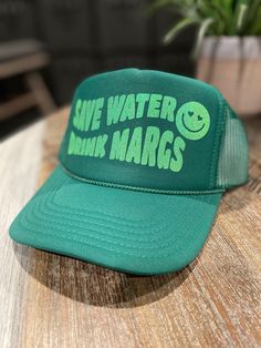 Pink Squirrel, Hat Bar, Save Water Drink, Water Drink, 5 Panel Hat, Spring Valley, Funny Hats, Sweet Summertime, Panel Hat