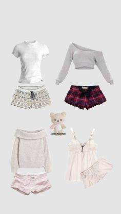 @luvxxyouu Cute Sleepwear, Cute Pajama Sets, Outfit Inspo Casual, Trendy Outfits For Teens, Cute Lazy Day Outfits, Lazy Outfits, Lazy Day Outfits, Cute Comfy Outfits