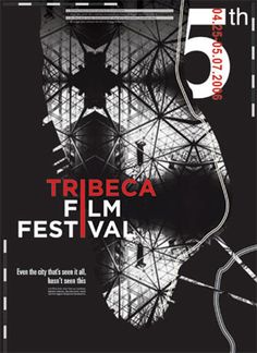 the poster for tribeca film festival