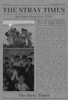 straykids aesthetic wallpaper kpop blank and white Skz Newspaper, Kpop Newspaper, Korean Newspaper, Aesthetic Newspaper, Newspaper Aesthetic, Kpop Journaling, Newspaper Wallpaper, Newspaper Background