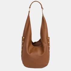 An updated version of everyone's favorite hobo bag has entered the chat; meet our updated Tom. With a zippered main compartment and adjustable strap, this shoulder bag still resembles the original, with pockets galore and a slouchy nature, making it extra roomy and the ultimate catch all bag. This leather features a soft pebbled texture with a hint of shine. Embrace the warm allure of this medium brown hue, enriched with a delicate yellow undertone that adds depth and sophistication to any ensem Zip Purse, Red Logo, Side Panels, Medium Brown, Hobo Bag, Panel Siding, Pebbled Leather, Red Gold, Gold Hardware