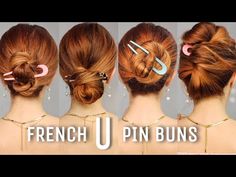 French Hair Pin Styles Long Hair, French Pin Hairstyles, French Pin, Hairstyle Hacks, Parisian Outfits, French Twist Hair, Long Hair Tutorial, Silver Grey Hair, Hair Techniques