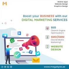 an advertisement for digital marketing services