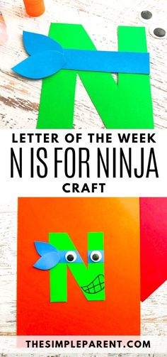 letter of the week n is for ninja craft